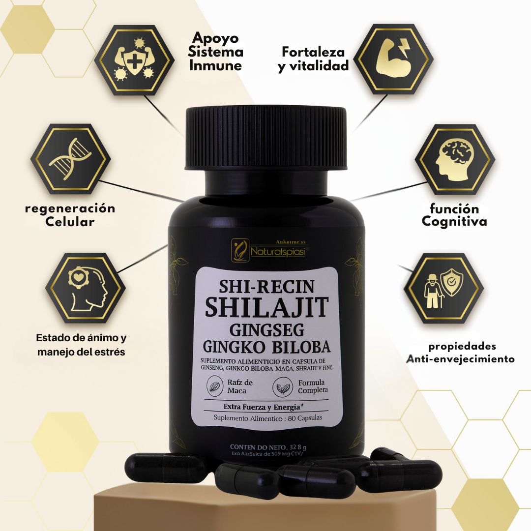 Shi-Recin Shilajit - Fórmula completa