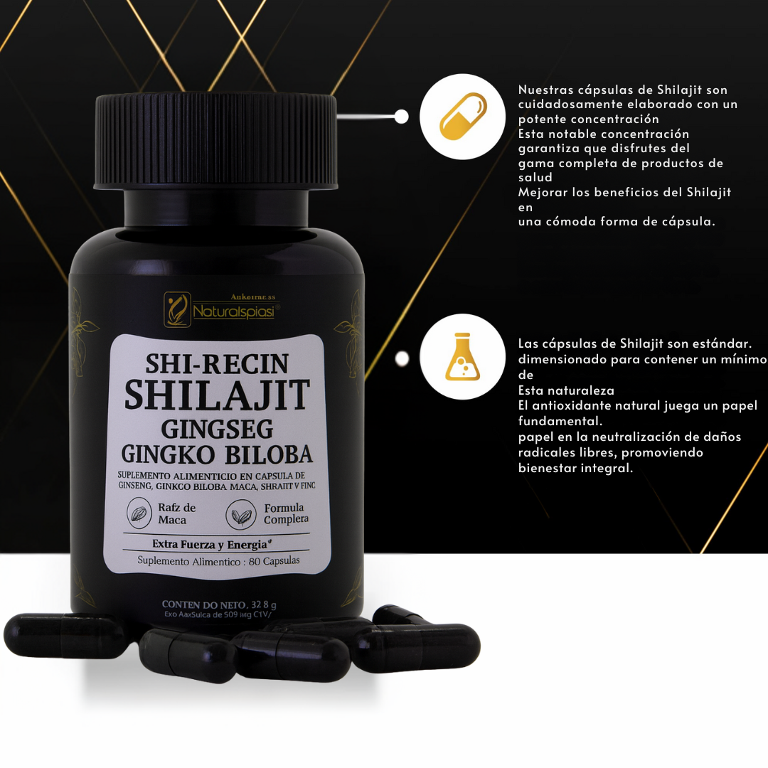 Shi-Recin Shilajit - Fórmula completa
