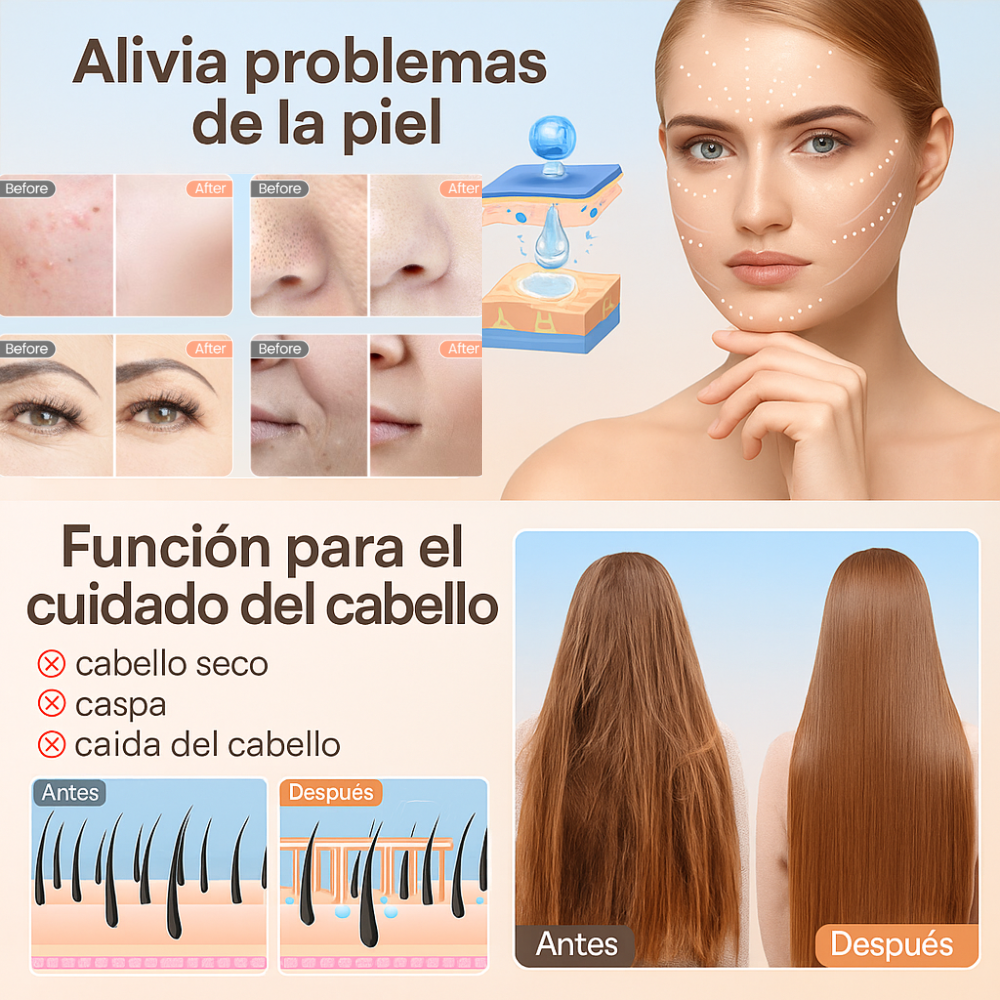 DermaGlow 4 en 1 — Más luz, más fuerza, más tú